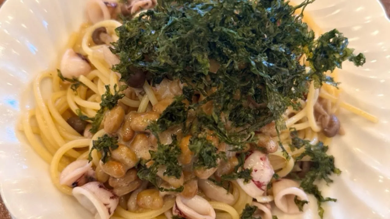 納豆パスタって美味しいよね!